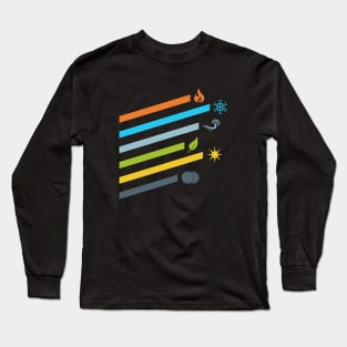 Adventurer RPG Elements Long Sleeve T-Shirt